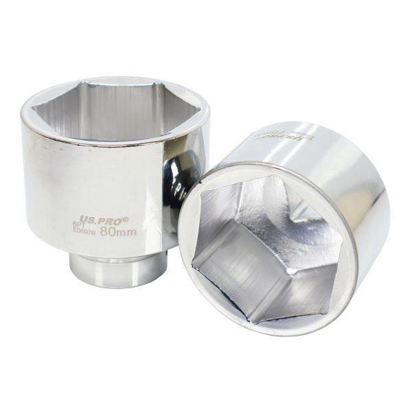 US PRO Tools 21PC 1" Drive 6 Point Metric Socket Set 30 - 80MM 3689