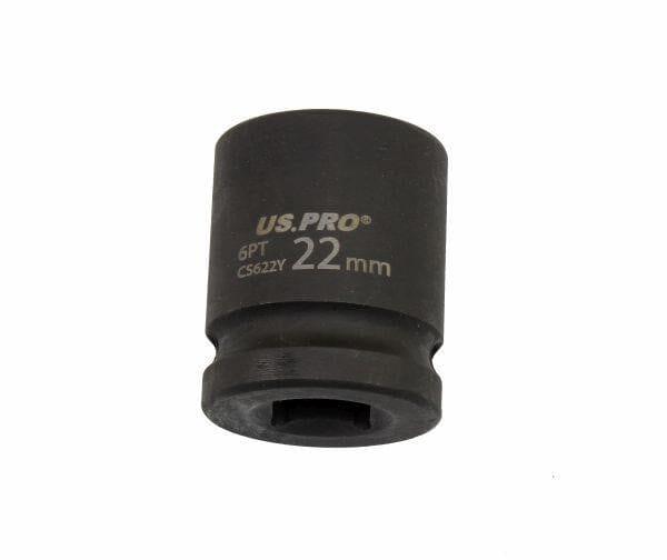 US PRO Tools 22mm Impact Socket 1/2" Drive 6 Point Single Hex 3823