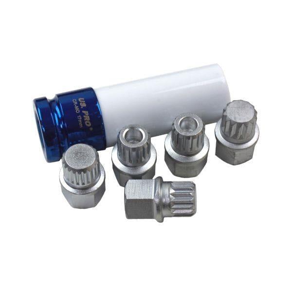 US PRO Tools 23pc VAG Locking Wheel Nut Key Set, VW AUDI SKODA etc 3457