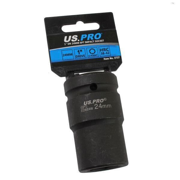 US PRO Tools 24mm 1" DR 6 Point Impact Socket 3737