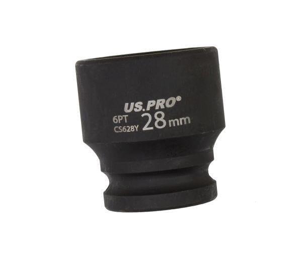 US PRO Tools 28mm Impact Socket 1/2" Drive 6 Point Single Hex 3828