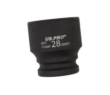 US PRO Tools 28mm Impact Socket 1/2" Drive 6 Point Single Hex 3828