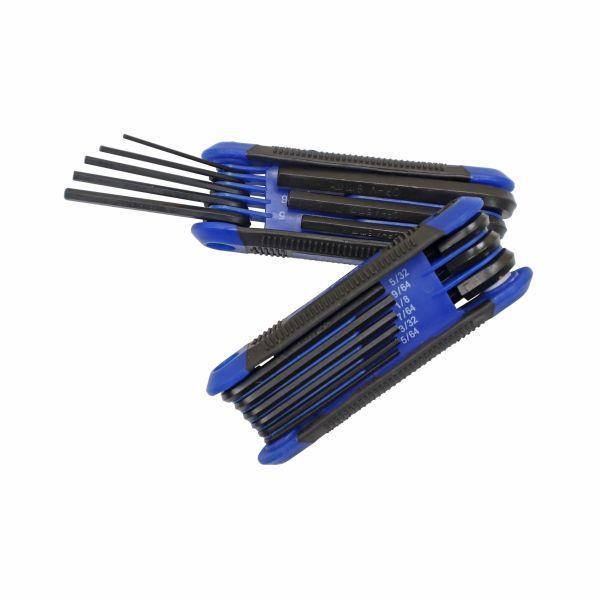 US PRO Tools 2PC Folding Hex Ket Set - Metric And Imperial Hex Keys 1627