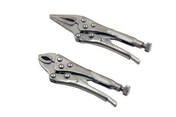 US PRO Tools 2pc Mini Locking Pliers, Mole Grips, Clamp, Clmaps Set 1833