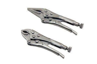 US PRO Tools 2pc Mini Locking Pliers, Mole Grips, Clamp, Clmaps Set 1833