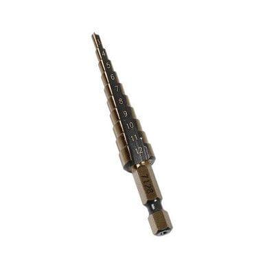 US PRO Tools 3 - 12mm HSS-G+ Step Drill Step Cone 7128