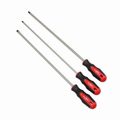 US PRO Tools 3 Piece Extra Long Screwdriver Set Slotted Pozi Philips 500mm 1527