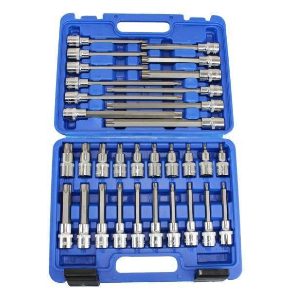US PRO Tools 32pc 1/2" dr Torx, Star Bit Sockets Sockets Set For Ratchets 2294