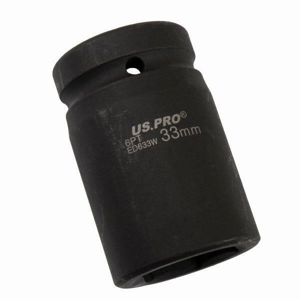 US PRO Tools 33mm 1" DR 6 Point Impact Socket 3742