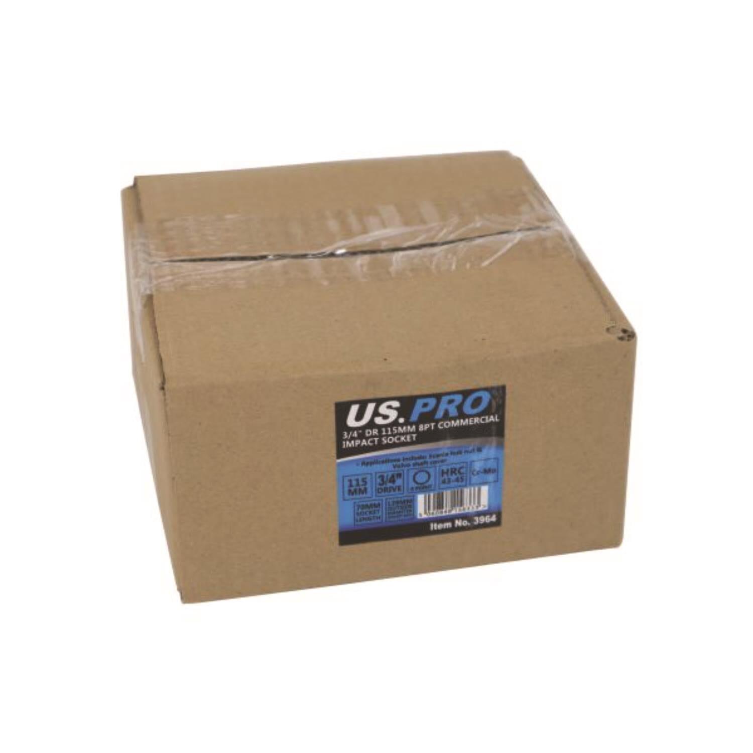 US PRO Tools 3/4" Dr 115mm 8pt Commercial Impact Socket 3964