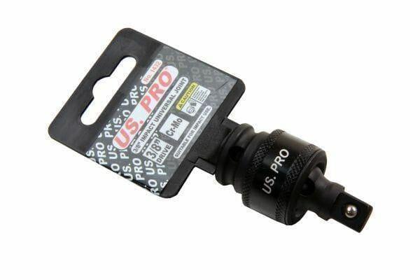 US PRO Tools 3/8" Universal Impact Socket Joint Wobble Swivel Adaptor 1432