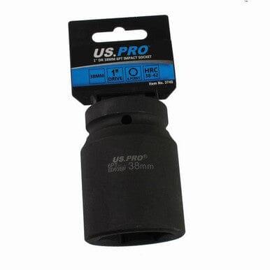 US PRO Tools 38mm 1" DR 6 Point Impact Socket 3745