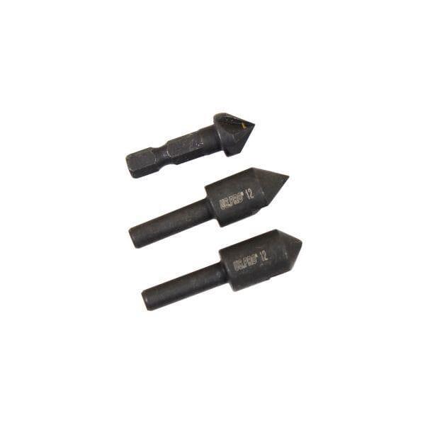 US PRO Tools 3PC 12mm Countersink Drill Bit Set 7125