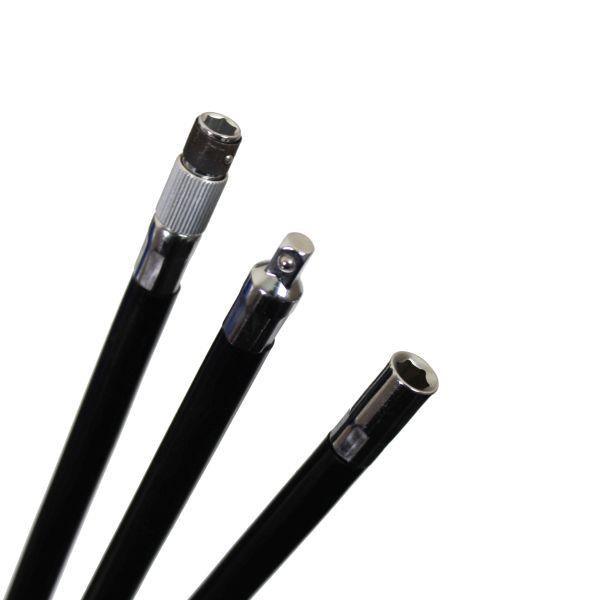 US PRO Tools 3pc Flexi Flexible Screwdrivers & Bit Set 1649