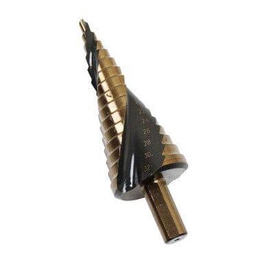 US PRO Tools 4 - 32mm HSS-G+ Step Drill Spiral Step Cone 7140