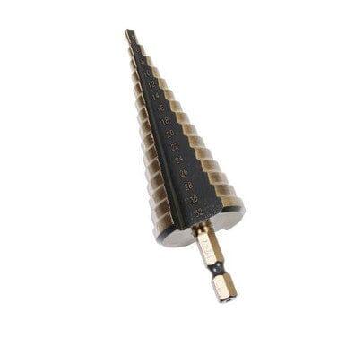 US PRO Tools 4 - 32mm HSS-G+ Step Drill Step Cone 1/4" Hex Shank 7131