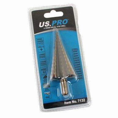 US PRO Tools 4 - 39mm HSS-G+ Step Drill Step Cone 7132