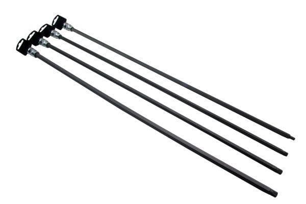 US PRO Tools 4 Piece 1/2" Dr Extra Long Spline Bit Sockets M8, 10, 12,14 - 3389