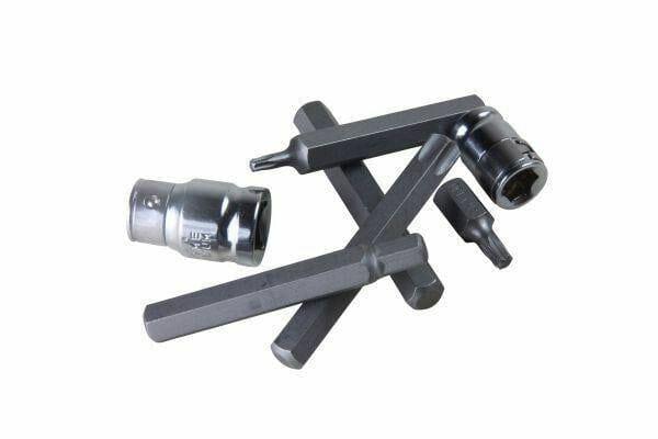 US PRO Tools 40pc Torx/Spline & Hex Bit 10mm 3/8" & 1/2" Drive Bit Holder Set 2200