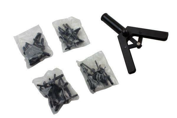US PRO Tools 41pc Plastic Riveter Tool Set, For Riveting Plastic Rivets 5446