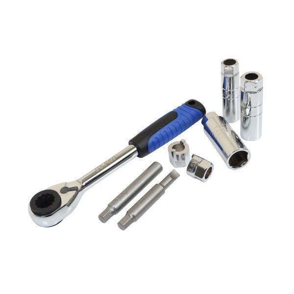 US PRO Tools 43pc Shock Absorber Strut Nut Go-thru Socket & Ratchet Set 7148