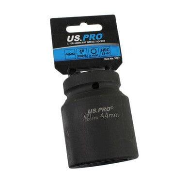 US PRO Tools 44mm 1" DR 6 Point Impact Socket 3747