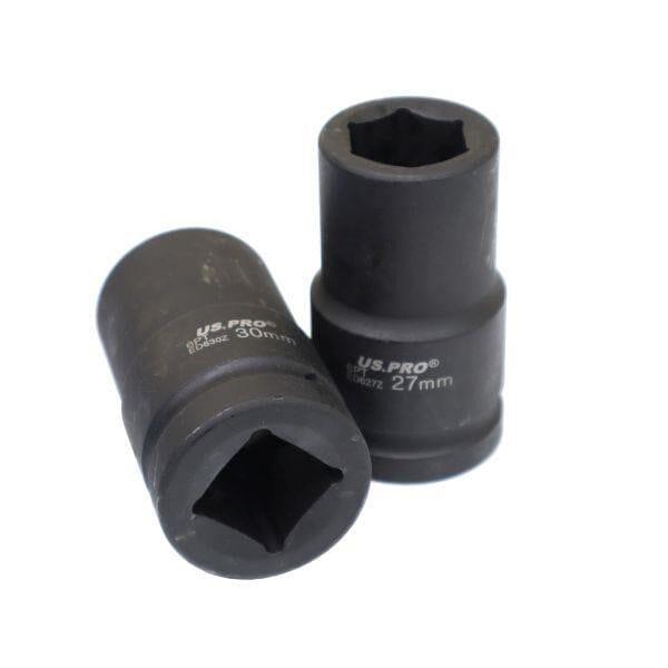 US PRO Tools 4PC 1" DR 6PT Deep Impact Sockets 27,30,32,33mm 3692