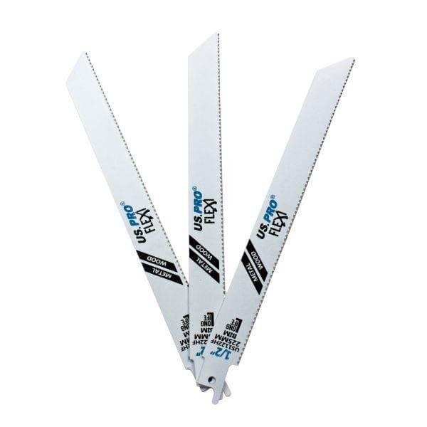 US PRO Tools 5 X 225MM Reciprocating Saw Blade For Wood/Metal US1122HF 9164