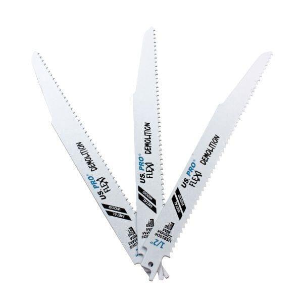 US PRO Tools 5 X 225MM Reciprocating Saw Blade For Wood/Metal US910DF 9167