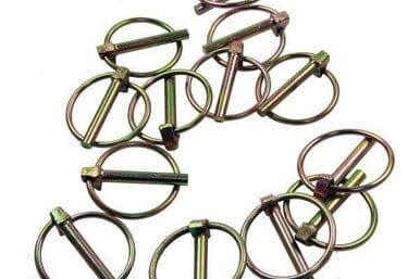 US PRO Tools 50pc 8.00mm Lynch Pin Ring Clip Set 9024