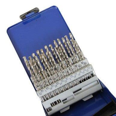 US PRO Tools 51PC HSS-G Metric HSS Drill Bit Set 1-6mmmm Bits 2412