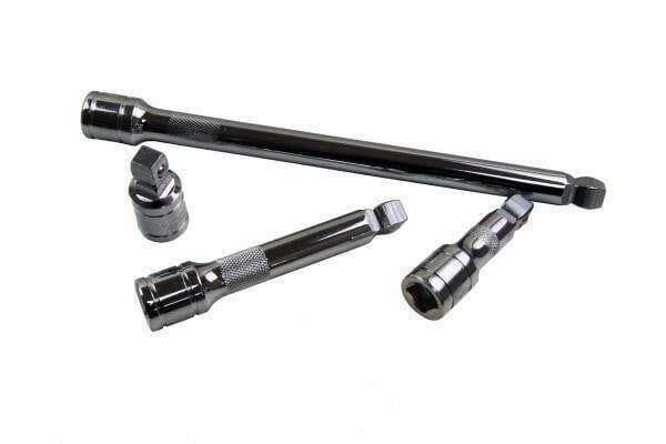 US PRO Tools 5pc 1/2" dr Wobble Extension Bars Set 50, 75, 125, 250 & 450mm 4030