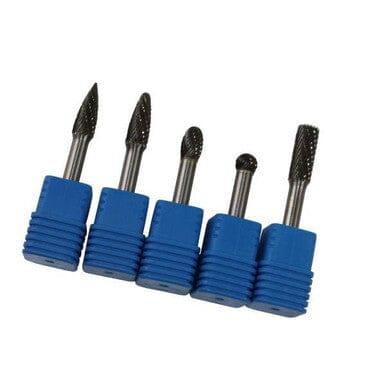 US PRO Tools 5pc 6mm Carbide Burr Set Burrs Tungsten Steel Hole Enlarger 7074