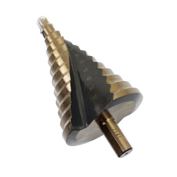 US PRO Tools 6 - 60mm HSS-G+ Step Drill Spiral Step Cone 7141