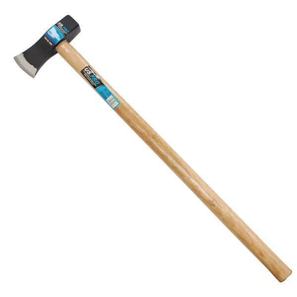 US PRO Tools 6LB / 3.7KGS Splitting Axe Maul With Beech Wood Handle Log Splitting Maul 4540