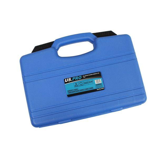 US PRO Tools 6pc Brake Clutch Bleeder Bleed Bleeding Wrench Set 12pt 6218