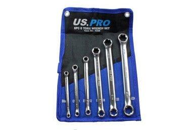US PRO Tools 6pc E-Torx / Female Torx Star Wrench Spanner Set E6 - E24 2290