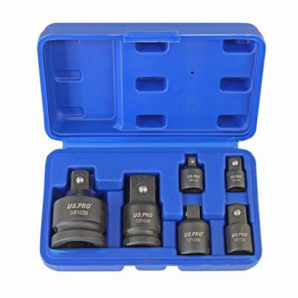 US PRO Tools 6pc Impact Socket Adaptor Set, Reducer for Sockets, Wrench 3511