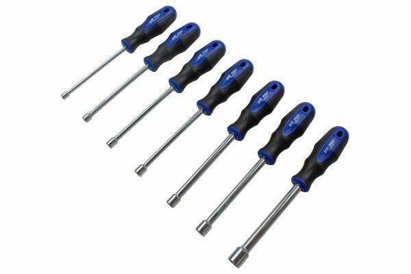 US PRO Tools 7 Pc Nut Driver Spinner Screwdriver Set Sizes 5,6,7,8,9,10,13mm 1614