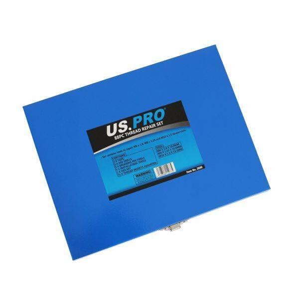 US PRO Tools 88PC Thread installation and repair kit helicoil set M6, M8, M10 2699
