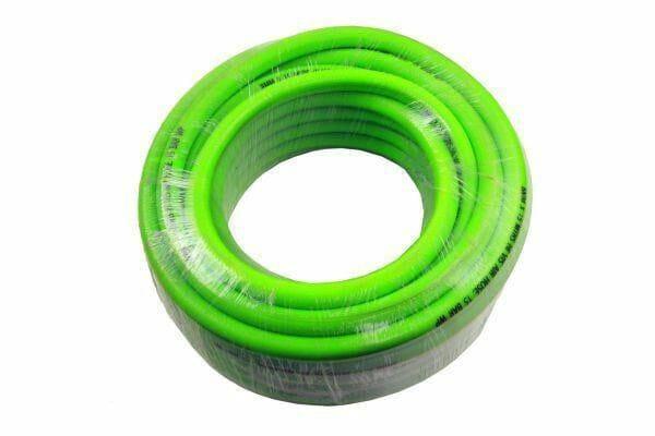 US PRO Tools 8mm X 15 Meters HI VIS Green Hybrid Quick Release Air Hose 8175