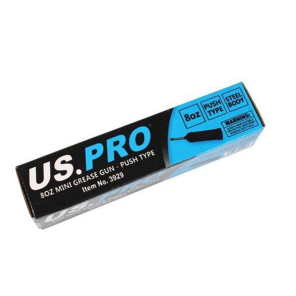 US PRO Tools 8oz Push Type Grease Gun - Mini Hydraulic Lubrication Fum 3929