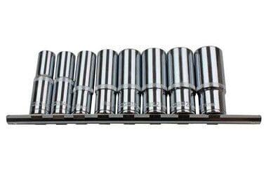 US PRO Tools 8pc 1/2'' DR 6PT Metric Deep Sockets 13-24mm Socket 3241