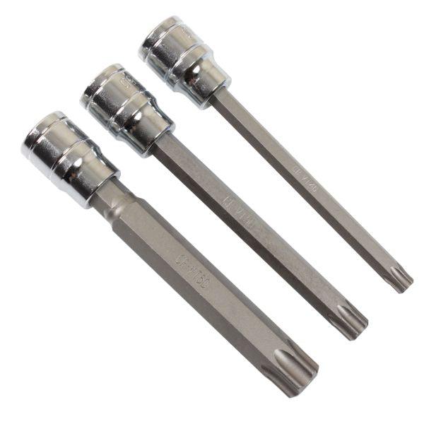 US PRO Tools 8Pc 3/8" Dr. 110mm Long Torx Bit Socket Set T25 to T60 3303