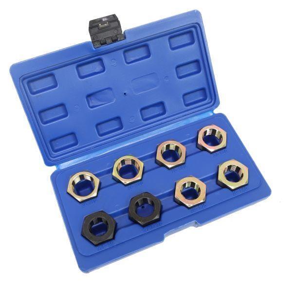 US PRO Tools 8pc Axle Spindle, Wheel Studs Rethreading Set Metric, Imperial 6271