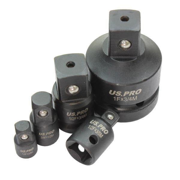 US PRO Tools 8pc Impact Adaptor Set, Reducer for Sockets, Wrench 3477