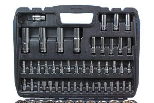 US PRO Tools 94pc Metric 1/4 & 1/2" Comprehensive Socket Wrench set 2078