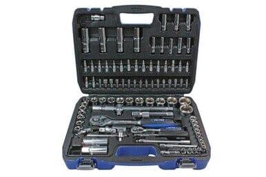 US PRO Tools 94pc Metric 1/4 & 1/2" Comprehensive Socket Wrench set 2078