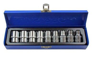 US PRO Tools 9pc E Torx Socket Set E10 to E24 1/2" drive female torque star sockets 3255