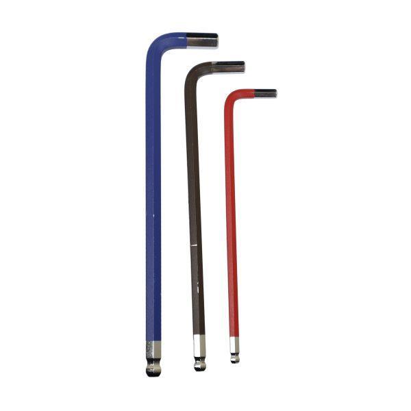 US PRO Tools 9PC Multicoloured Extra Long Metric Ball End Hex Key Set 1.5 - 10mm 1634